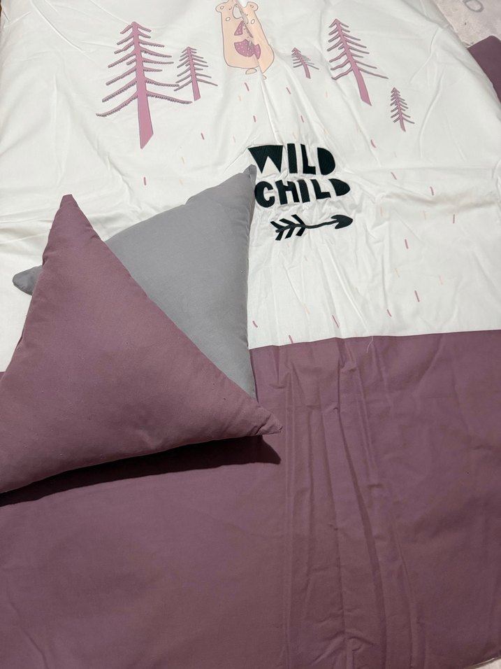 Momishop Çocuk Uyku Seti - Mürdüm - Görsel 5