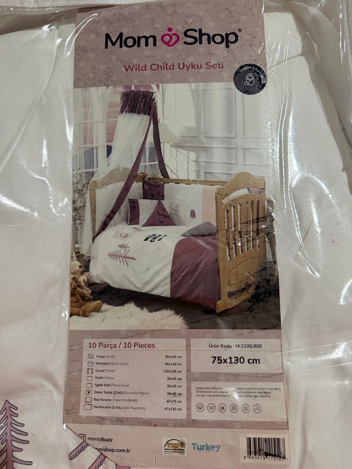 Momishop Çocuk Uyku Seti - Mürdüm - Görsel 4