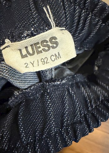 Kız Bebek Volanlı Denim Tayt - Görsel 3