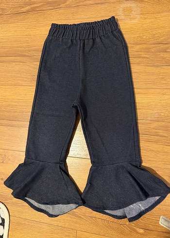 Kız Bebek Volanlı Denim Tayt - Görsel 2