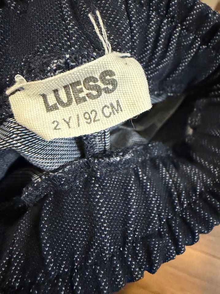 Kız Bebek Volanlı Denim Tayt - Görsel 3