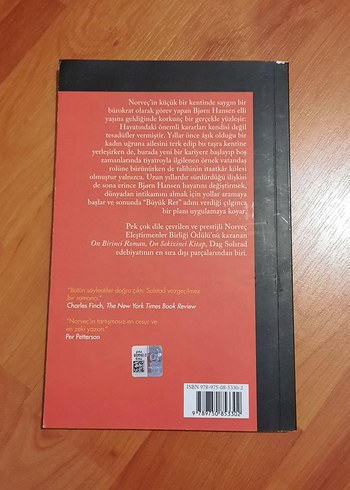 On Birinci Roman, On Sekizinci Kitap - Dag Solstad - Görsel 2