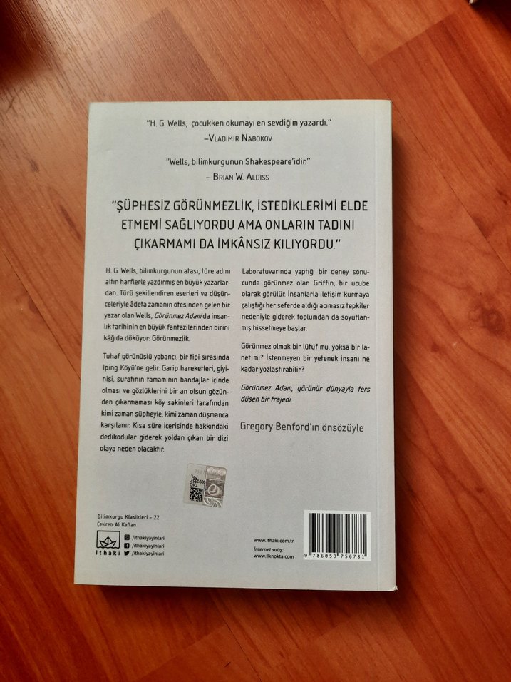 Görünmez Adam - H.G. Wells - Görsel 2