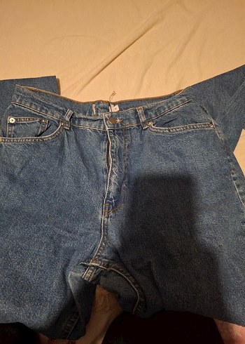 Lacivert Kadın Midi Boy Denim Pantolon - Görsel 3