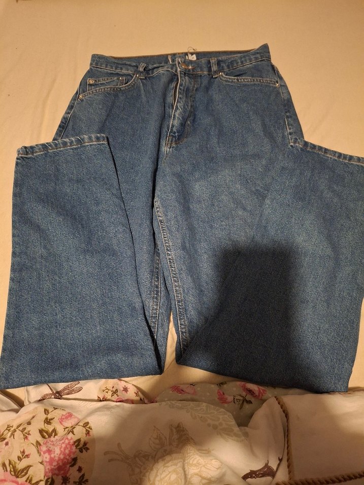 Lacivert Kadın Midi Boy Denim Pantolon - Görsel 2