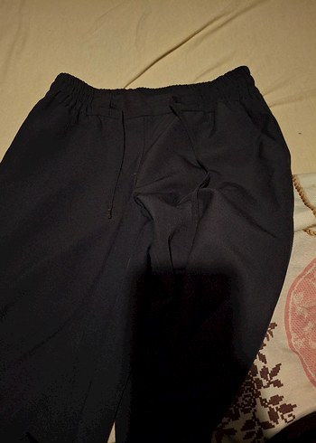 lacivert Rahat Kesim Kadın Kumaş Pantolon - Görsel 4