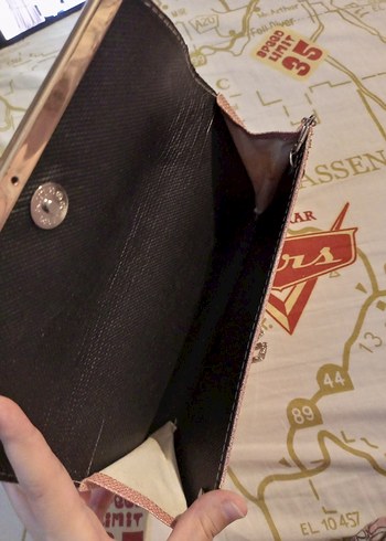 Altın Parlak Kadın Clutch Çanta - Görsel 4