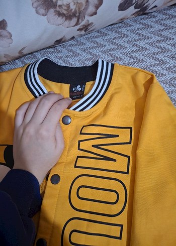 Sarı Erkek Çocuk Düğmeli Ceket - Görsel 4