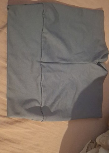 Gri hafif toparlayıcı şort - Görsel 4