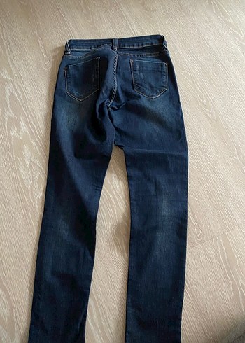 Lacivert Kadın Kot Pantolon - Görsel 3