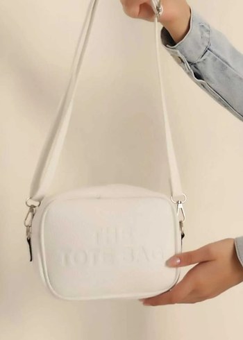 Krem   Deri Kadın Omuz Çantası - Görsel 2