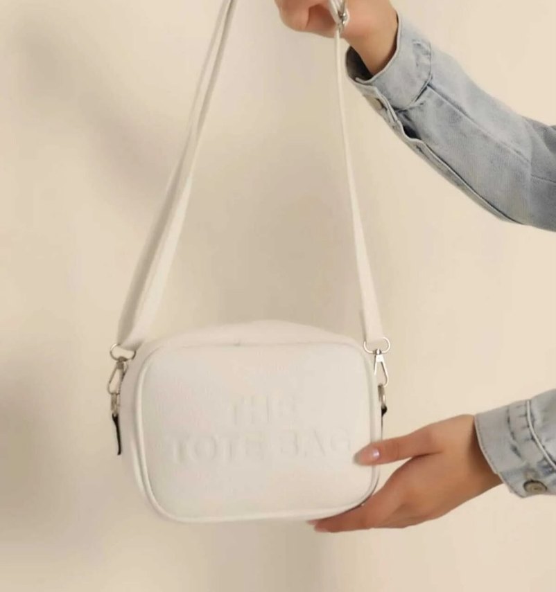 Krem   Deri Kadın Omuz Çantası - Görsel 2