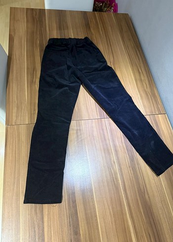 Siyah Kadın Skinny Pantolon Midi Boy - Görsel 4