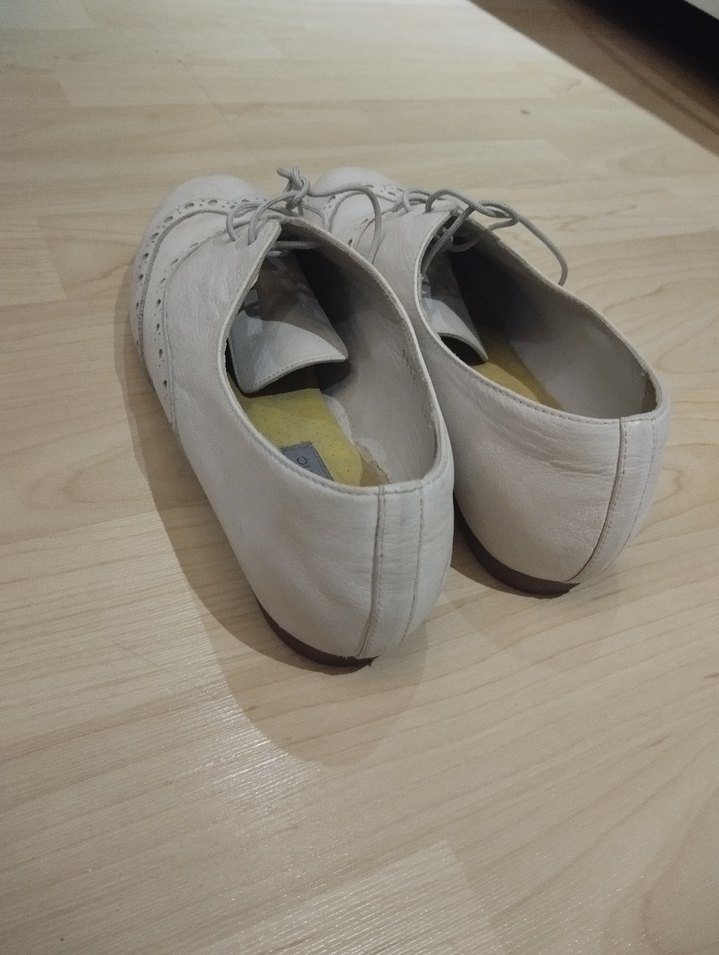 Beyaz Kadın Klasik Dolgu Topuk Ayakkabı - Görsel 2