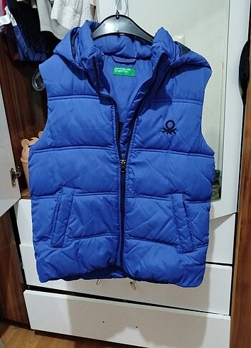 11-12 Yaş Beden mavi Renk Benetton Şişme Yelek