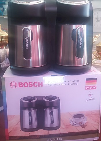 Bosch Çift Demlikli Kahve Makinesi Siyah-Gri