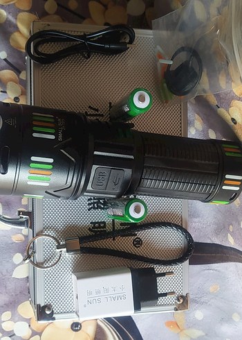 Çok Renkli Taşınabilir LED El Feneri Seti - Görsel 6