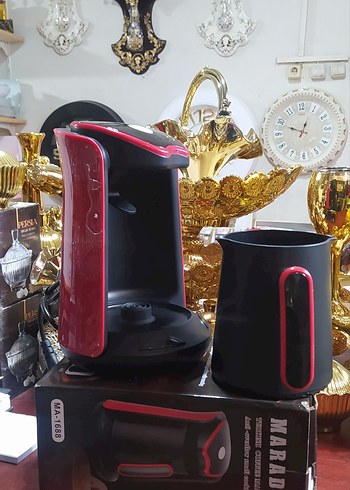 MARADO MA-1688 Kırmızı Kahve Makinesi - Görsel 2
