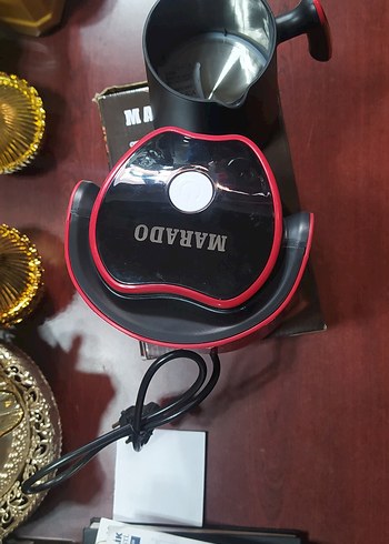 MARADO MA-1688 Kırmızı Kahve Makinesi - Görsel 3