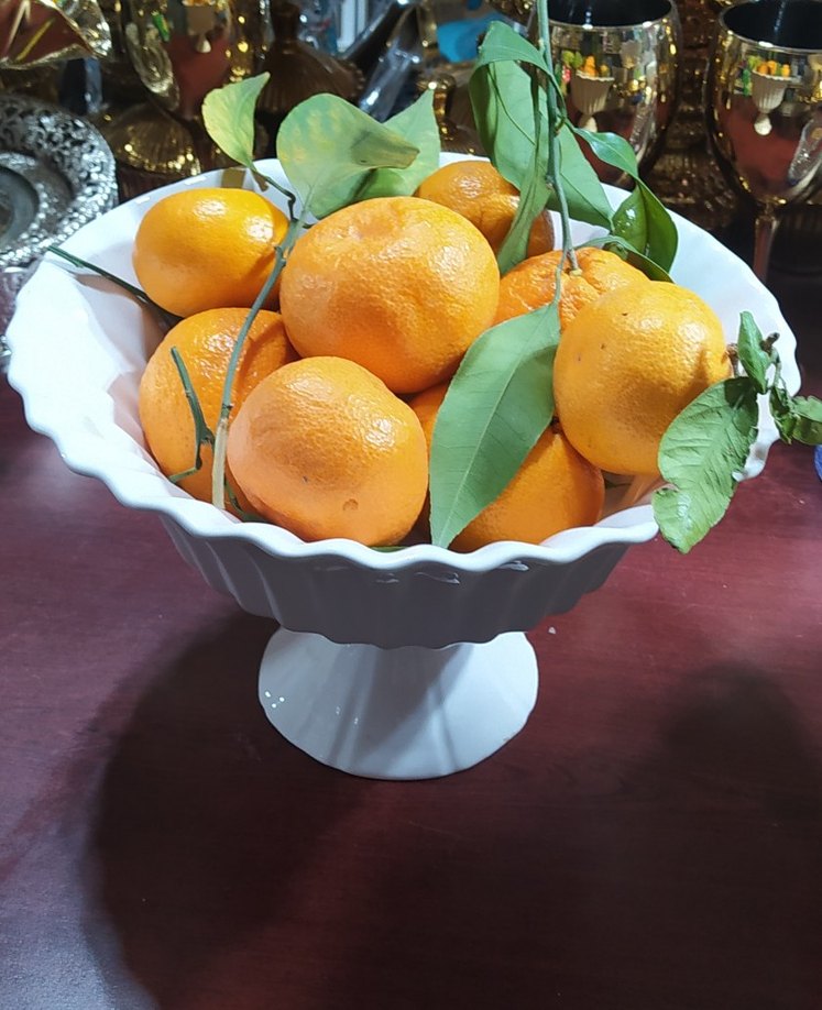 Parlak Beyaz Ayaklı Servis Sunumluk - Görsel 2