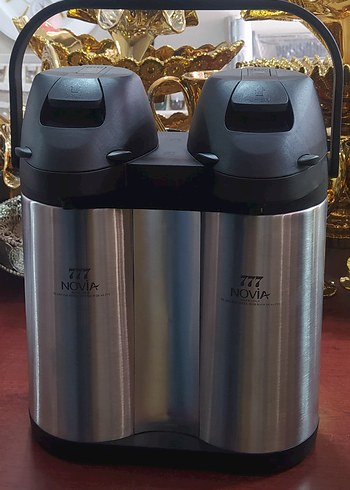 Paslanmaz Çelik Kapaklı Çift Vakumlu Termos - Görsel 5