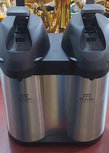 Paslanmaz Çelik Kapaklı Çift Vakumlu Termos - Görsel 4