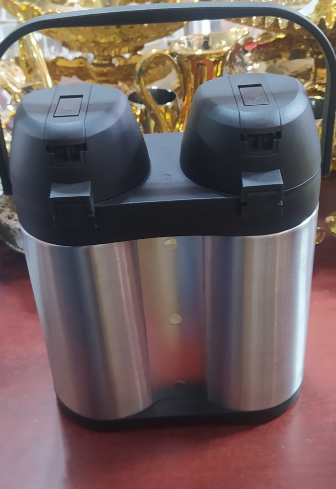 Paslanmaz Çelik Kapaklı Çift Vakumlu Termos - Görsel 2