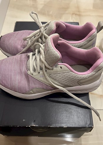 Puma Pembe Gri Bağcıklı Kadın Spor Ayakkabı - Görsel 2