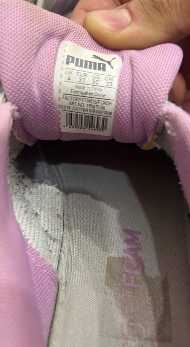 Puma Pembe Gri Bağcıklı Kadın Spor Ayakkabı - Görsel 4