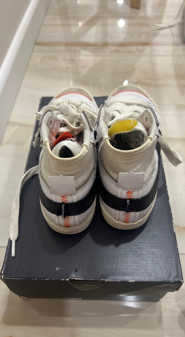 Beyaz Kadın Spor Ayakkabı Velcro Detaylı - Görsel 3