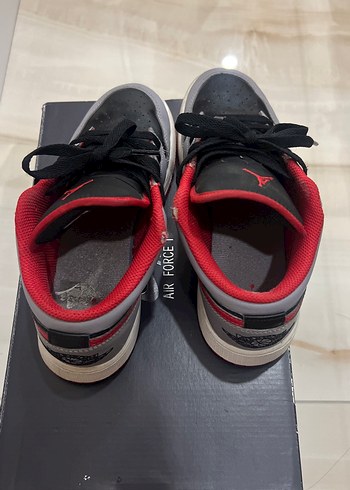 Gri Siyah Basketbol Ayakkabısı Velcro Detaylı - Görsel 3