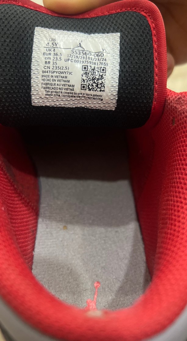 Gri Siyah Basketbol Ayakkabısı Velcro Detaylı - Görsel 4