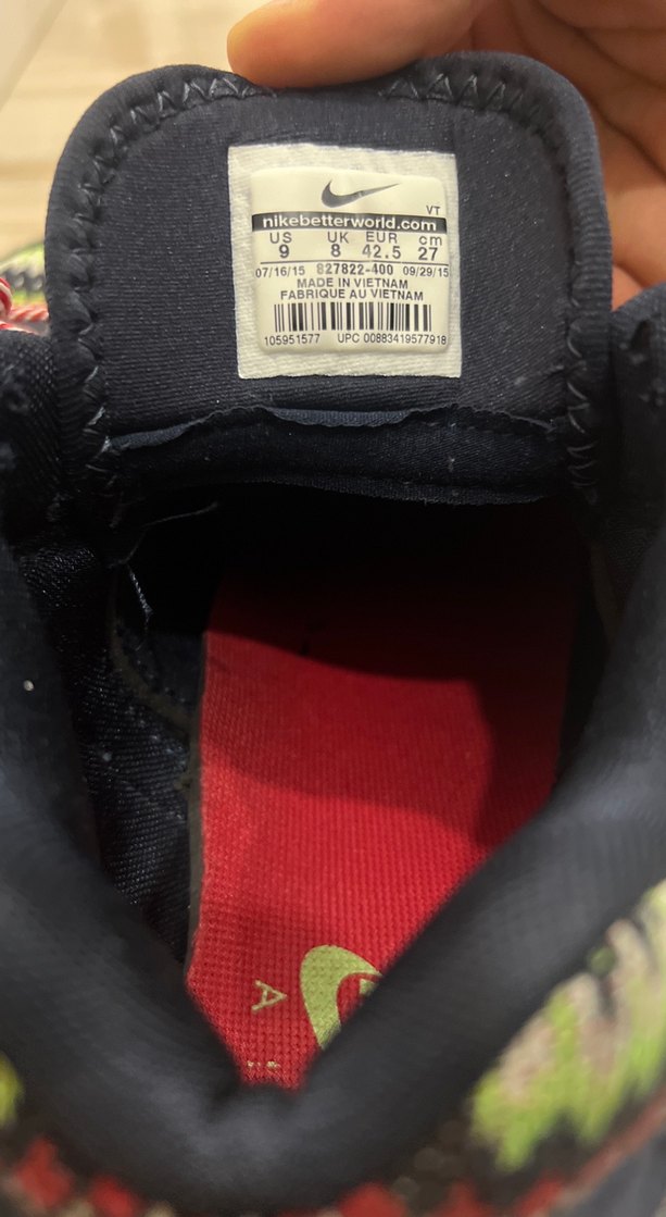 Nike Air Renkli Örgü Erkek Spor Ayakkabı - Görsel 4