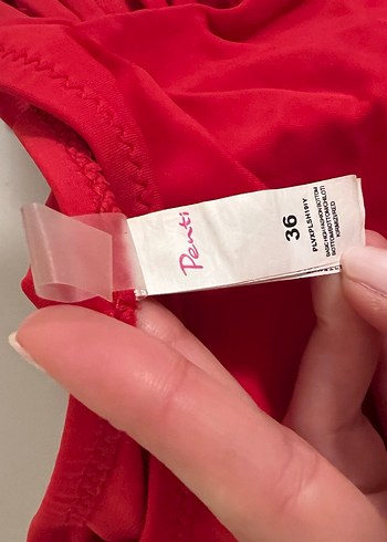 Penti Kırmızı Strappy Elastik Bikini Altı - Görsel 3