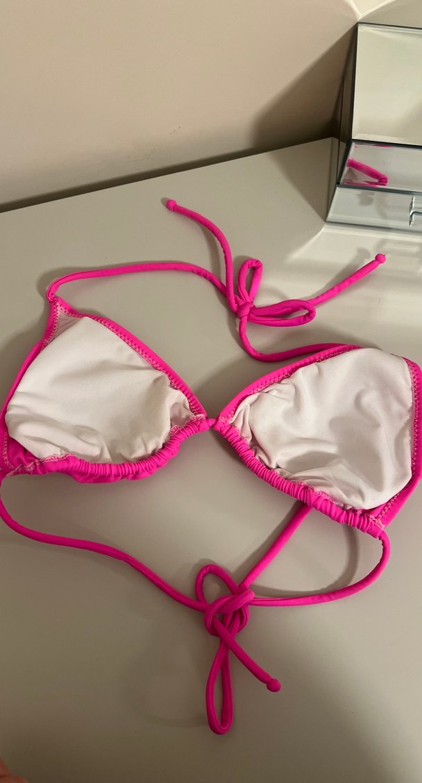 Suwen Pembe İpli Kadın Bikini Üstü - Görsel 2