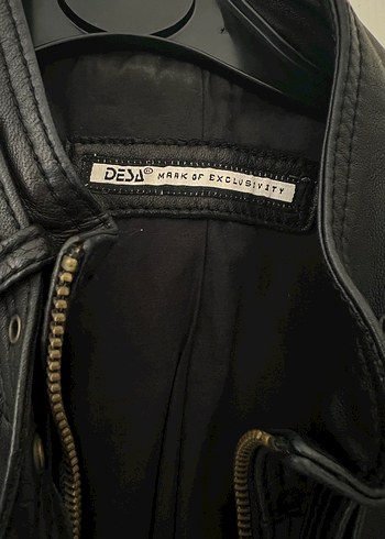s Beden siyah Renk Siyah Deri Biker Ceket