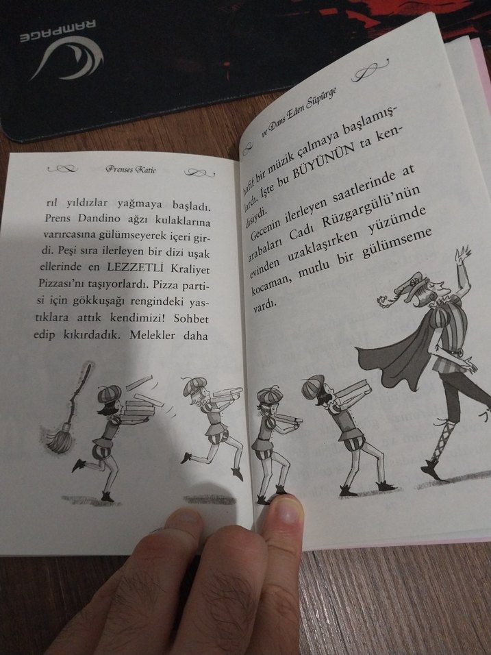 Prenses Katie ve Dans Eden Süpürge Kitabı - Görsel 5