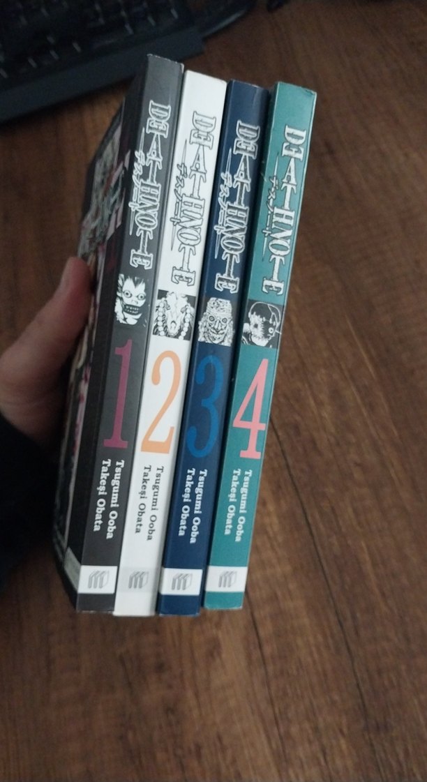 Death Note Manga Seti - 1 2 3 4 ölüm defteri manga - Görsel 2
