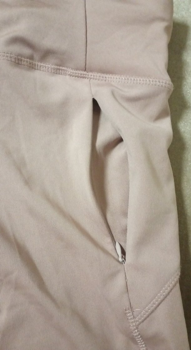 Bej Midi Spor Kadın Tayt - Görsel 2