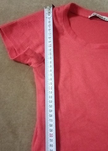 Kız Çocuk Kırmızı Kısa Kollu Tişört - Görsel 4