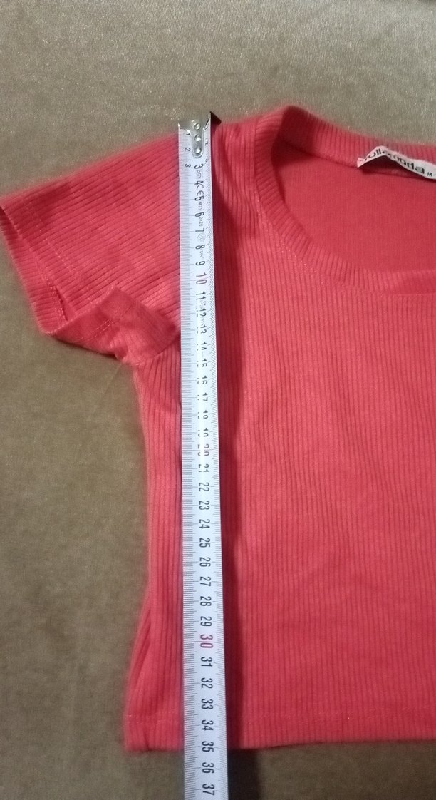 Kız Çocuk Kırmızı Kısa Kollu Tişört - Görsel 4