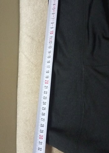 Siyah Spor Kadın Kumaş Kapri - Görsel 4