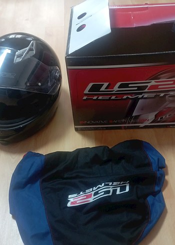 Siyah LS2 Motosiklet Kaskı XL - Görsel 4