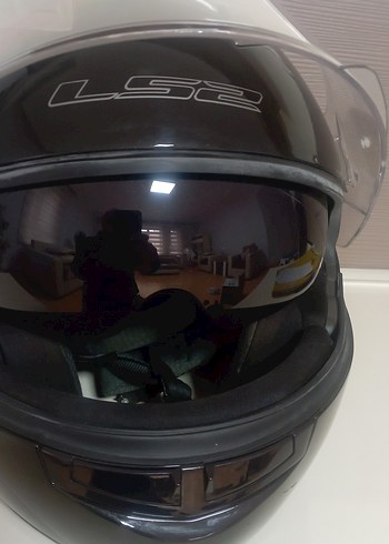 Siyah LS2 Motosiklet Kaskı XL - Görsel 2