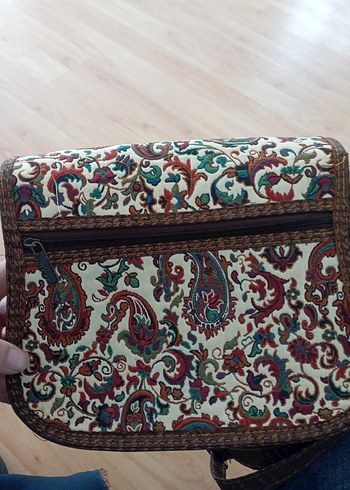 Renkli Baskılı Kadın Omuz Çantası - Görsel 2