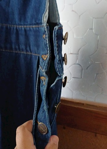 46 Beden kadın salopet denim elbise