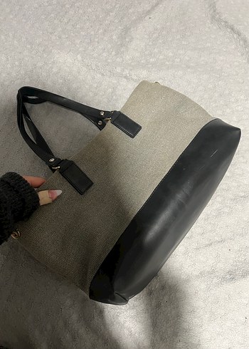  Beden gri Renk Gri Deri Minimalist Kadın Çanta