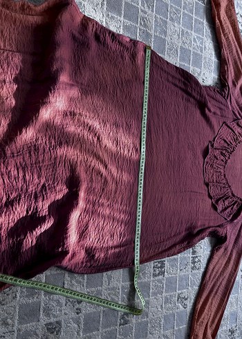 Somon rengi özel dikim elbise - Görsel 2