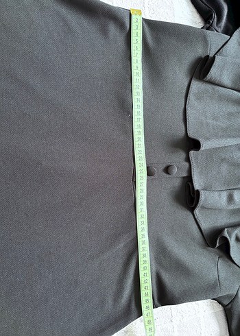 Siyah uzun elbise - Görsel 4