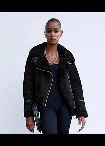 Zara biker mont,kısa mont